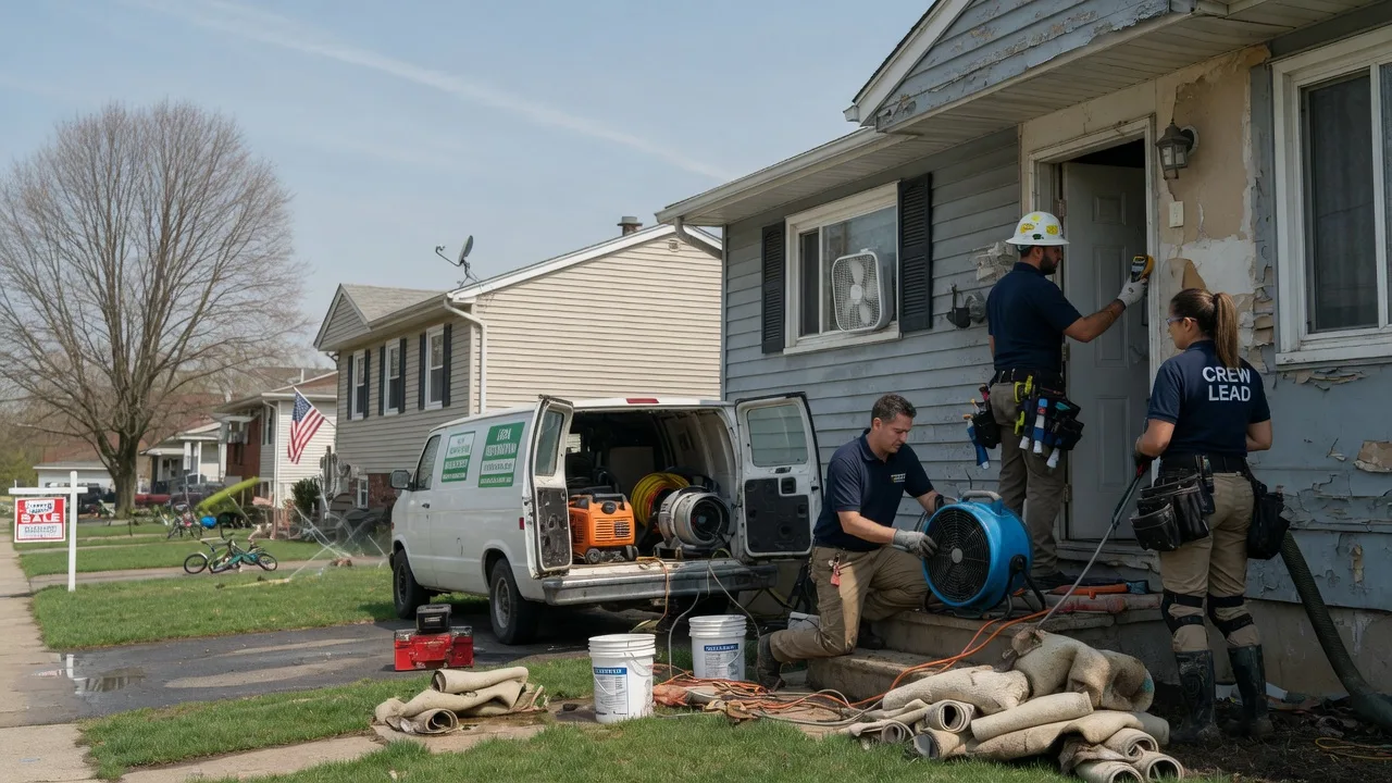 Flood Cleanup in Jobstown, NJ near me